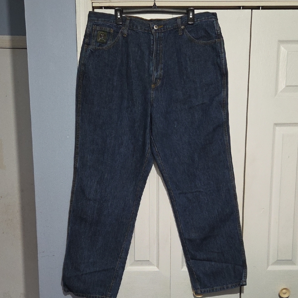 Cinch Men's Dark Blue Relaxed Jeans Size 40x30
